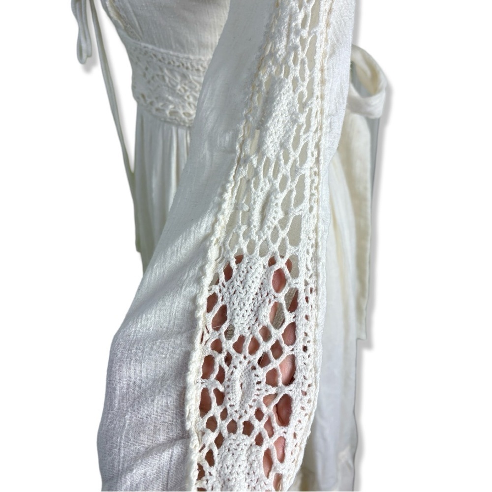 GUNNE SAX by Jessica San Francisco VINTAGE 70s Cotton Long Dress - Picture 4 of 9
